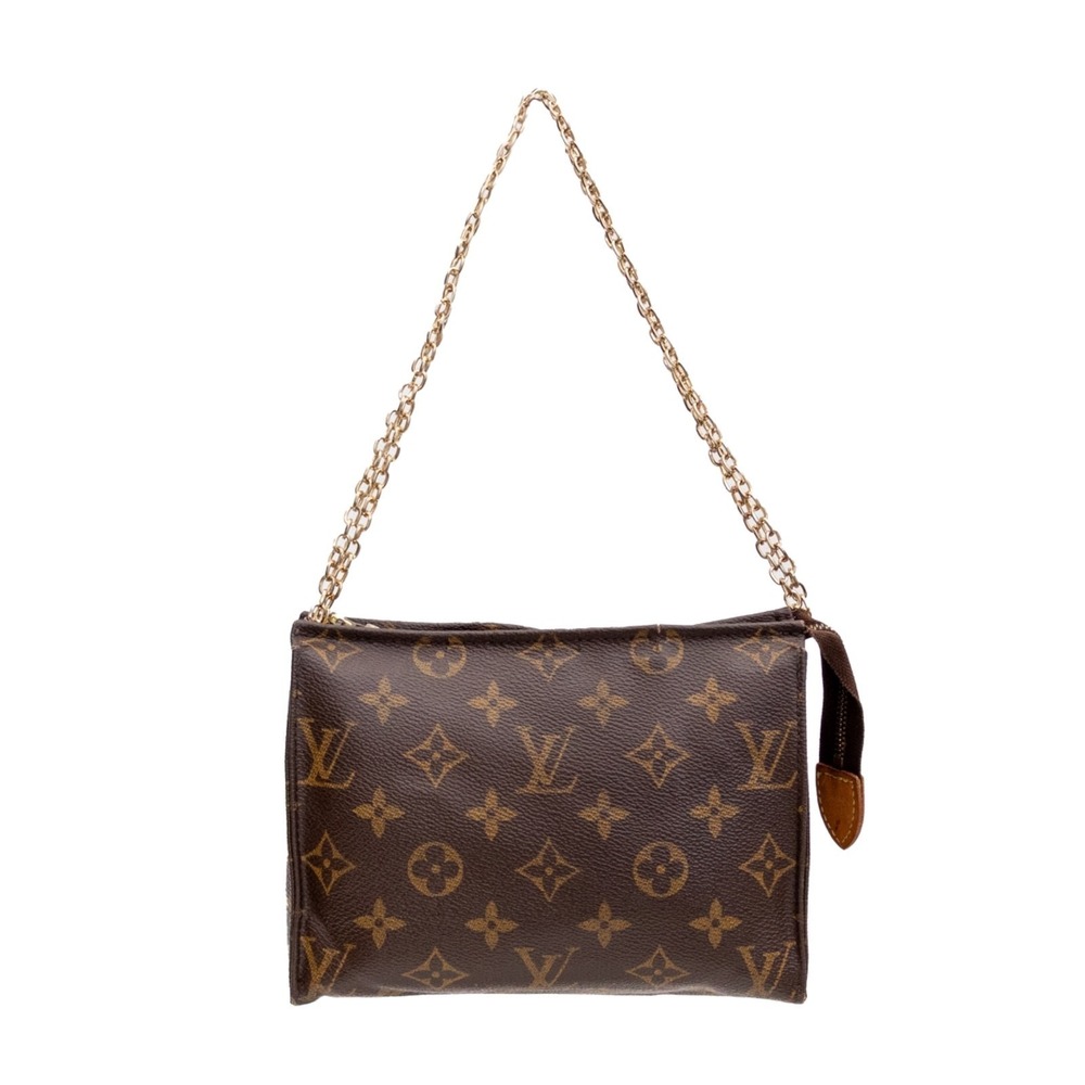 Auth Louis Vuitton Monogram Cosmetic‎ Toilette 19 Pouch Converted Shoulder Bag